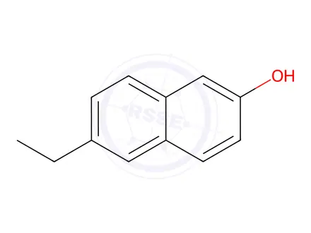Chemical structure of 6-Ethylnaphthalen-2-ol