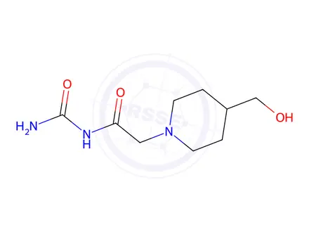 Chemical structure of n-Carbamoyl-2-(4-(hydroxymethyl)piperidin-1-yl)acetamide
