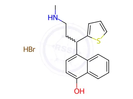 Chemical structure of Duloxetine EP impurity C (Hydrobromide)