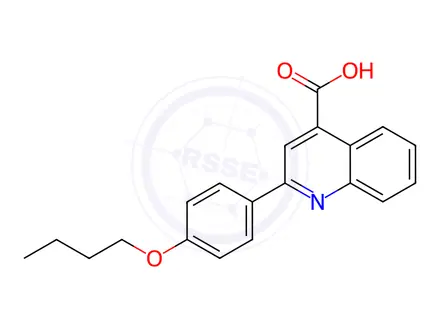 Chemical structure of 2-(4-Butoxyphenyl)quinoline-4-carboxylic acid