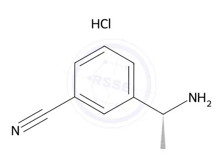 Chemical structure of (R)-3-(1-Aminoethyl)benzonitrile-HCl