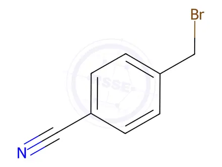 Chemical structure of 4-Cyanobenzyl Bromide