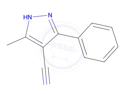 Chemical structure of 5-Methyl-3-phenyl-1H-pyrazole-4-carbonitrile