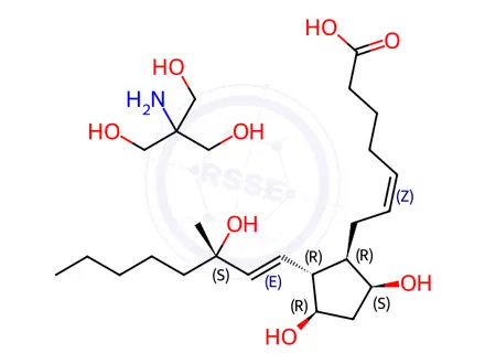 Chemical structure of Carboprost Trometamol