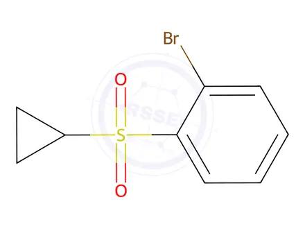Chemical structure of 1-Bromo-2-(cyclopropylsulfonyl)benzene