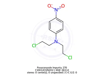 Chemical structure of Posaconazole Impurity 626