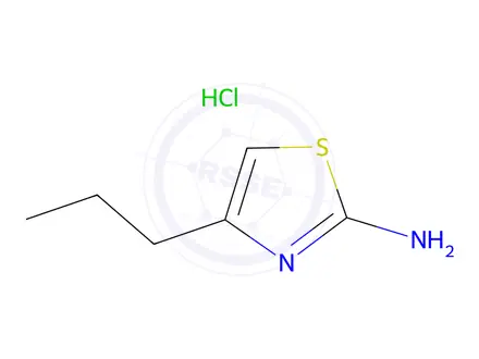Chemical structure of 4-Propyl-1,3-thiazol-2-amine hydrochloride