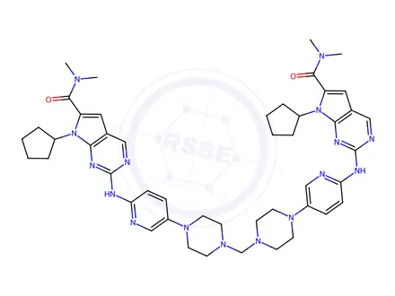 Chemical structure of Ribociclib Impurity 42