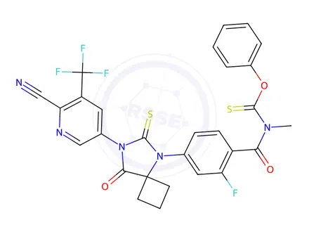 Chemical structure of Apalutamide Impurity 199