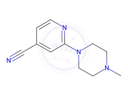 Chemical structure of 2-(4-Methylpiperazin-1-yl)pyridine-4-carbonitrile