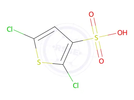 Chemical structure of 2,5-Dichlorothiophene-3-sulfonic acid