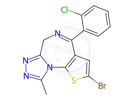 Chemical structure of Brotizolam