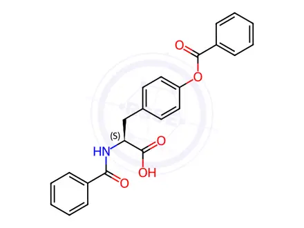 Chemical structure of N,O-Dibenzoyl-L-tyrosine