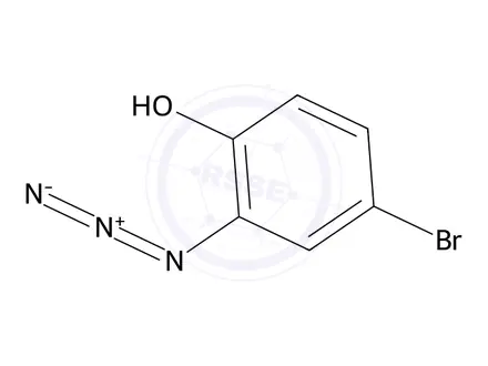 Chemical structure of 2-azido-4-bromophenol