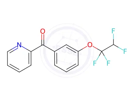 Chemical structure of Pyridin-2-yl(3-(1,1,2,2-tetrafluoroethoxy)phenyl)methanone