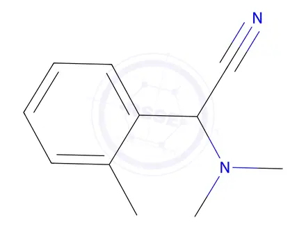 Chemical structure of (Dimethylamino)(2-methylphenyl)acetonitrile