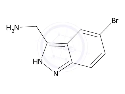 Chemical structure of (6-Bromo-1H-indazol-3-yl)methanamine