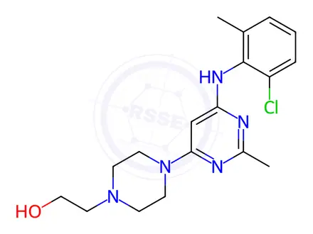 Chemical structure of Dasatinib Impurity 114