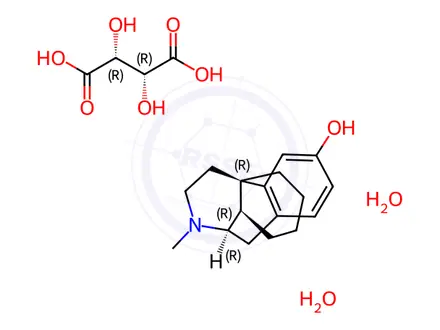 Chemical structure of Levorphanol Tartrate CII(Secondary Standards traceble to USP)