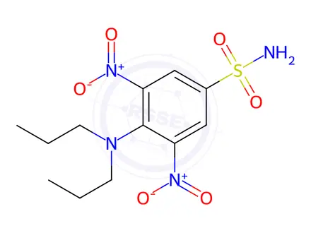 Chemical structure of Oryzalin
