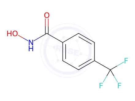 Chemical structure of Benzamide, N-hydroxy-4-(trifluoromethyl)-