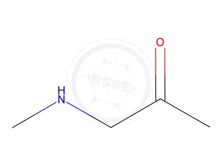 Chemical structure of 1-(methylamino)propan-2-one