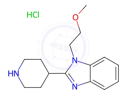 Chemical structure of Bilastine Impurity 104 HCl