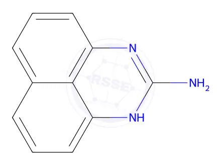 Chemical structure of 1H-perimidin-2-amine