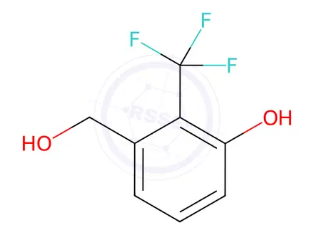 Chemical structure of 3-(Hydroxymethyl)-2-(trifluoromethyl)phenol