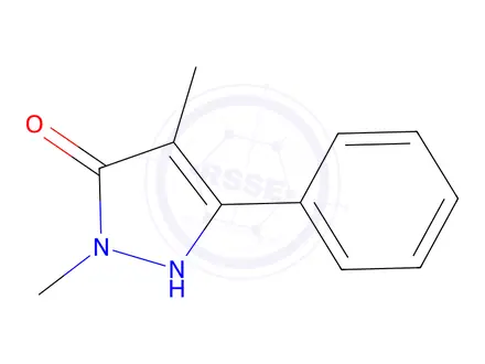 Chemical structure of 1,4-Dimethyl-3-phenyl-1H-pyrazol-5-ol
