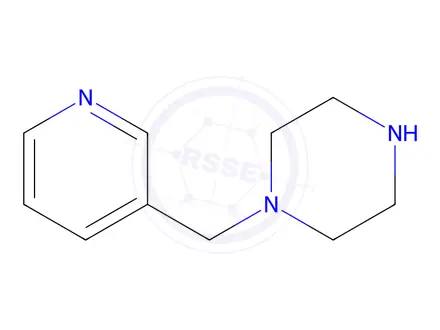 Chemical structure of 1-(Pyridin-3-ylmethyl)piperazine