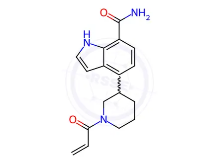 Chemical structure of Elsubrutinib Impurity 2