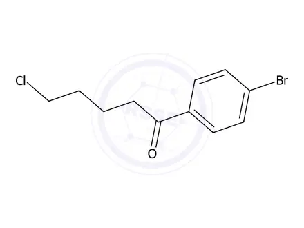 Chemical structure of 1-(4-Bromophenyl)-5-chloro-1-oxopentane