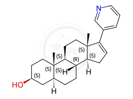 Chemical structure of Abiraterone Acetate Impurity 72