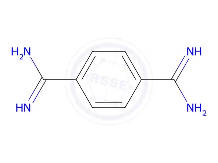 Chemical structure of Terephthalamidine