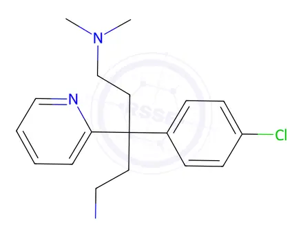 Chemical structure of Chlorpheniramine Impurity 35