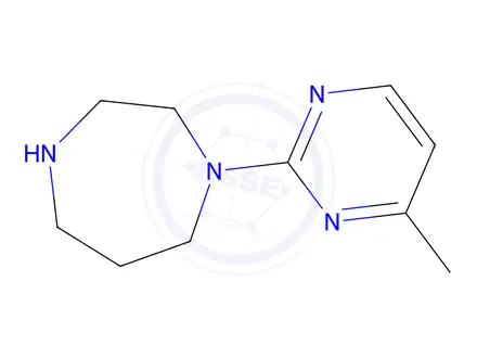 Chemical structure of 1-(4-Methylpyrimidin-2-yl)-1,4-diazepane