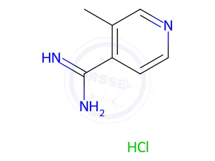 Chemical structure of 3-Methyl-isonicotinamidine; hydrochloride