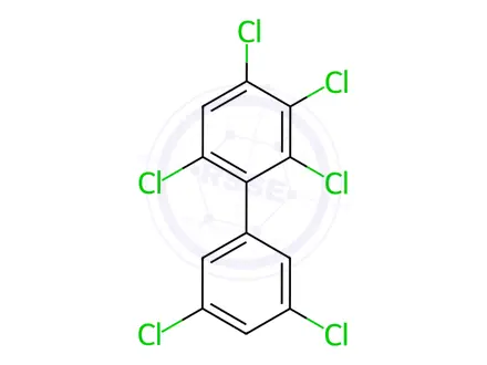 Chemical structure of 2,3,3',4,5',6-Hexachlorobiphenyl