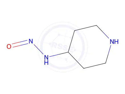 Chemical structure of N-nitroso-piperidine-4-amine