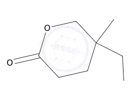 Chemical structure of 5-(Hydroxymethyl)-5-methyltetrahydro-2H-pyran-2-one