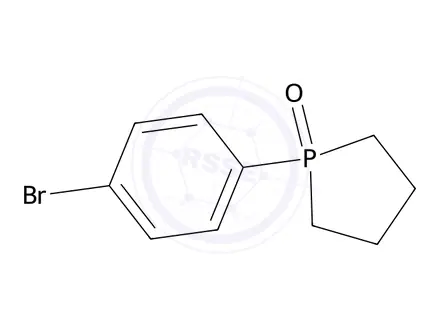 Chemical structure of 1-(4-Bromophenyl)phospholane 1-oxide