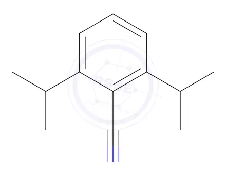 Chemical structure of 2,6-Diisopropylbenzonitrile