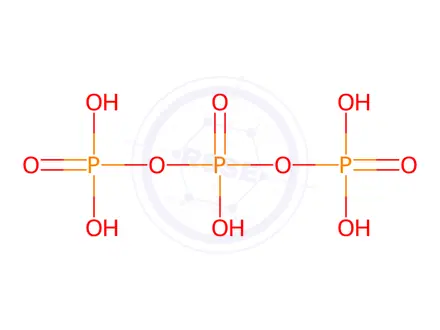 Chemical structure of Etidronate Disodium Impurity 4 Monomer (Triphosphoric Acid)