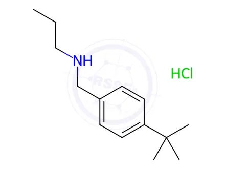 Chemical structure of [(4-tert-Butylphenyl)methyl](propyl)amine hydrochloride