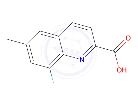 Chemical structure of 8-Fluoro-6-methylquinoline-2-carboxylic acid