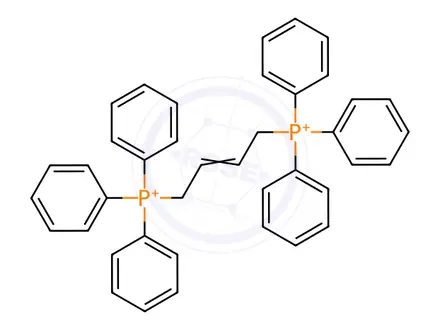 Chemical structure of 2-Butene-1,4-bis(triphenylphosphonium Chloride)