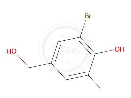 Chemical structure of 3,5-DIBROMO-4-HYDROXYBENZYL ALCOHOL