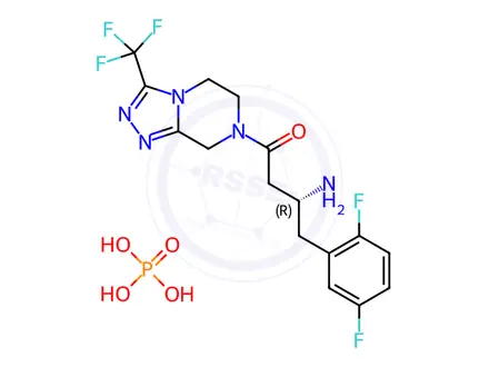 Chemical structure of Sitagliptin Impurity 47
