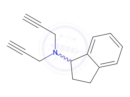 Chemical structure of Rasagiline Dipropynyl